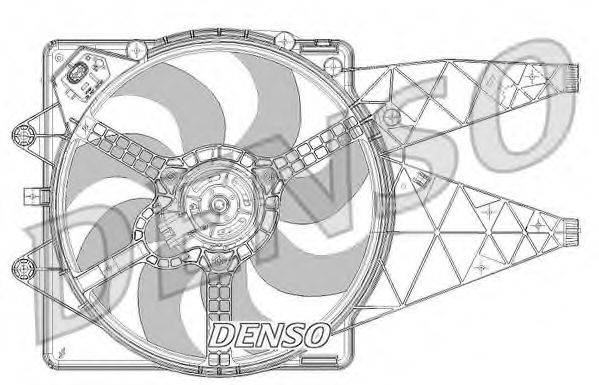 Вентилятор, охолодження двигуна DENSO DER09094