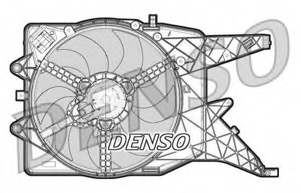 Вентилятор, охолодження двигуна DENSO DER20011