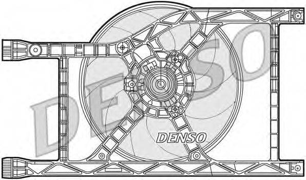 Вентилятор, охолодження двигуна DENSO DER09045