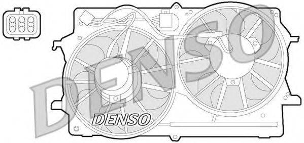 Вентилятор, охолодження двигуна DENSO DER10007