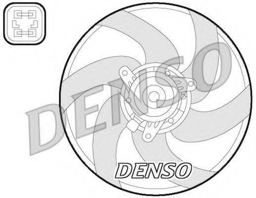 Вентилятор, охолодження двигуна DENSO DER21022