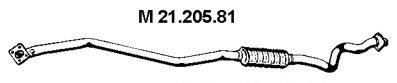 Середній глушник вихлопних газів EBERSPACHER 21.205.81