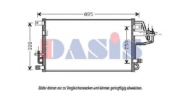 Конденсатор, кондиціонер AKS DASIS 562014N