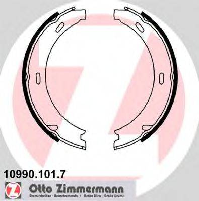 Комплект гальмівних колодок, стоянкова гальмівна система ZIMMERMANN 10990.101.7