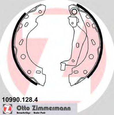 Комплект гальмівних колодок ZIMMERMANN 10990.128.4