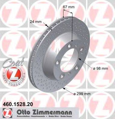 ZIMMERMANN 460152820 гальмівний диск