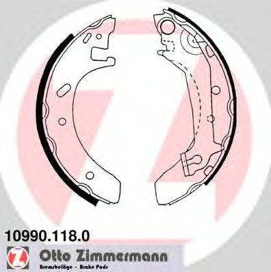 Комплект гальмівних колодок ZIMMERMANN 10990.118.0