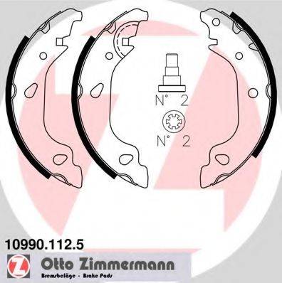 Комплект гальмівних колодок ZIMMERMANN 10990.112.5