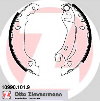 ZIMMERMANN 109901019 Комплект гальмівних колодок