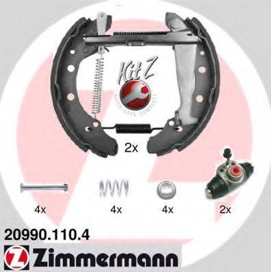 Комплект гальмівних колодок ZIMMERMANN 20990.110.4