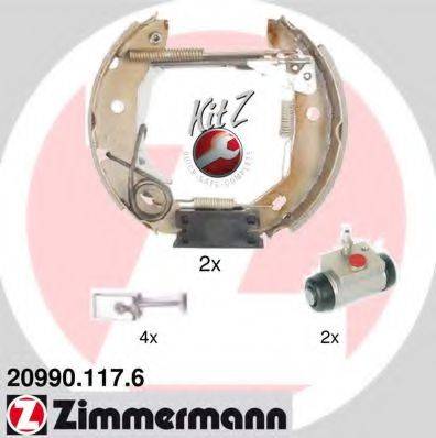 Комплект гальмівних колодок ZIMMERMANN 20990.117.6