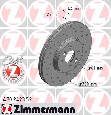 гальмівний диск ZIMMERMANN 470.2423.52