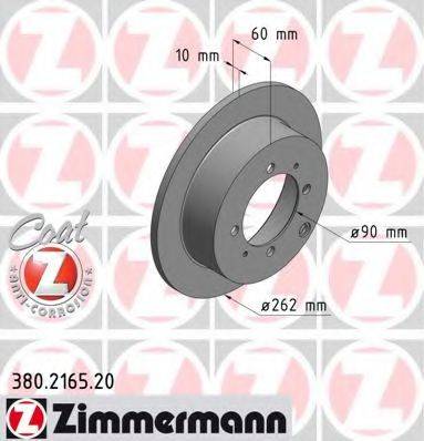 ZIMMERMANN 380216520 гальмівний диск