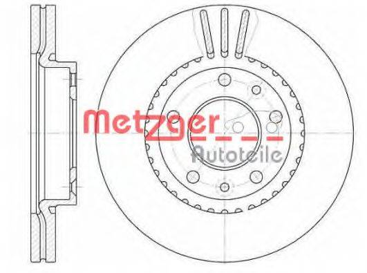 гальмівний диск METZGER 6888.10