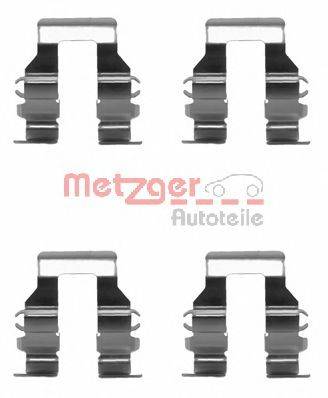 Комплектуючі, колодки дискового гальма METZGER 109-1199