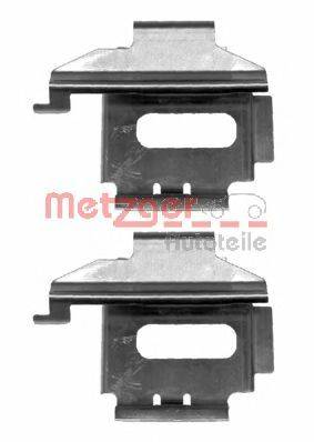 METZGER 1091282 Комплектуючі, колодки дискового гальма