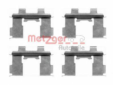 METZGER 1091630 Комплектуючі, колодки дискового гальма