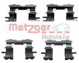 Комплектуючі, колодки дискового гальма METZGER 109-1631