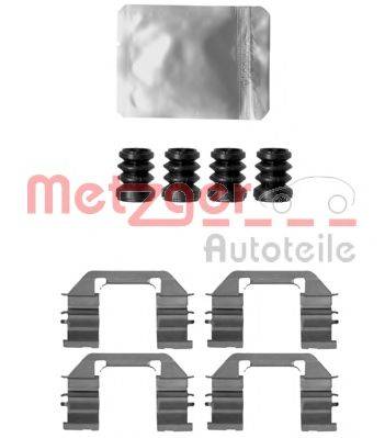 Комплектуючі, колодки дискового гальма METZGER 109-1888