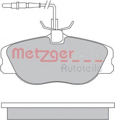 METZGER 1170386 Комплект гальмівних колодок, дискове гальмо